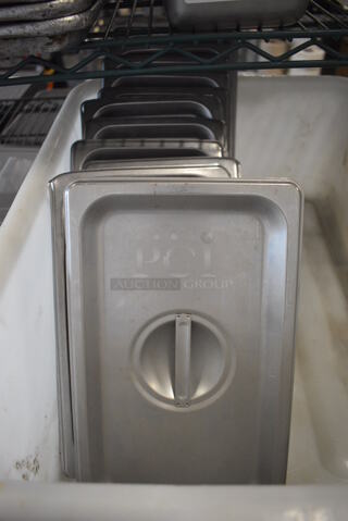 18 Stainless Steel 1/4 Size Drop In Bin Lids. 18 Times Your Bid!