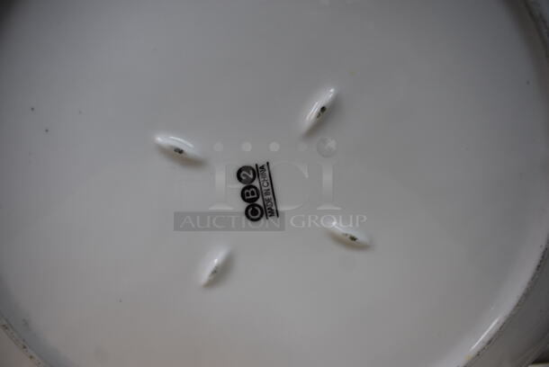 27 White Ceramic Plates. 11x11x1. 27 Times Your Bid! - Image 3 of 3