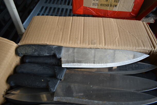 45 SHARPENED Stainless Steel Chef Knives. 45 Times Your Bid! - Image 3 of 4