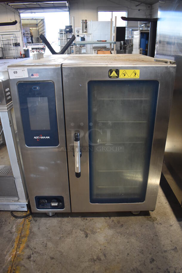 LATE MODEL! Alto Shaam CTP10-10E Stainless Steel Commercial Electric Powered Combitherm Convection Oven. 208-240 Volts, 3 Phase. 36x35x45 - Image 1 of 7