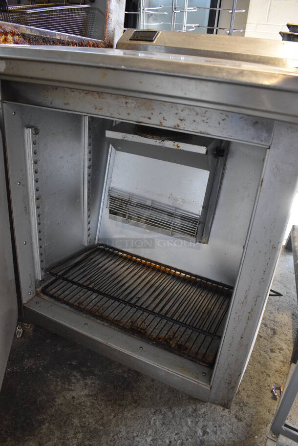 Randell Stainless Steel Commercial Single Door Work Top Cooler. Door Does Not Stay Closed. 27x30x39. Tested and Working! - Image 3 of 6