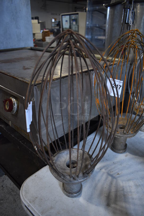 Hobart VMLH40D Metal Commercial 40 Quart Whisk Attachment for Mixer. 9x9x19 - Image 1 of 3