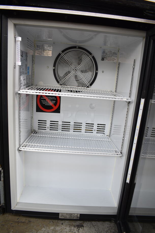 Imbera EVC04 Metal Commercial Single Door Mini Cooler Merchandiser. 115 Volts, 1 Phase. Tested and Does Not Power On - Image 2 of 3