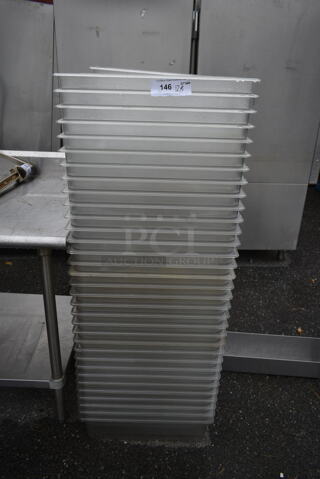 ALL ONE MONEY! Lot of 66 Clear Poly Bins