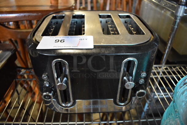 Black & Decker TR4200SBD Metal Countertop 4 Slot Toaster. 120 Volts, 1 Phase. 12x10x8