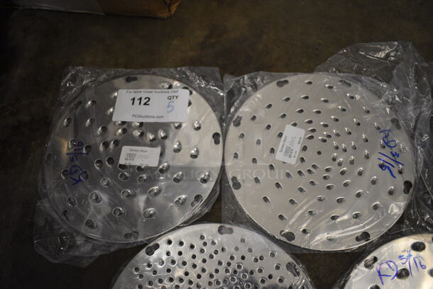 5 BRAND NEW! Metal Pelican Head Grating Blades; KD-3/16, KD-1/2, Two KD-5/16, KD-GD. 9.25x9.25. 5 Times Your Bid! - Image 2 of 10