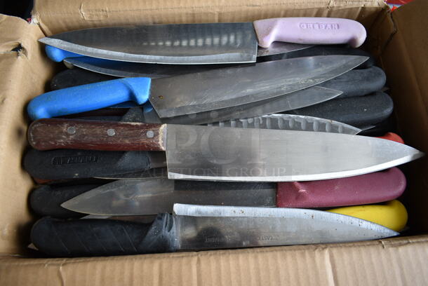 45 SHARPENED Stainless Steel Knives Including Chef Knives. 45 Times Your Bid! - Image 5 of 5