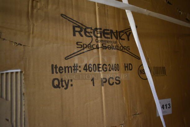 BRAND NEW SCRATCH AND DENT! Regency 460EG2460 24" x 60" NSF Green Epoxy Wire Shelf

 - Image 2 of 4