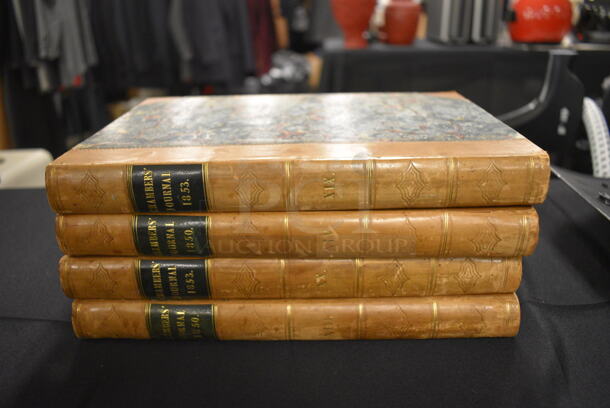 4 Chambers's Edinburgh Journals Published by William and Robert Chambers. Includes 1850 Volumes 13 &14 and 1853 Volumes 19 and 20. 4 Times Your Bid!