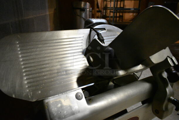 Globe 400 Stainless Steel Commercial Countertop Meat Slicer. 115 Volts, 1 Phase. This Unit Was In Working Condition When the Restaurant Closed. (basement) - Image 4 of 9