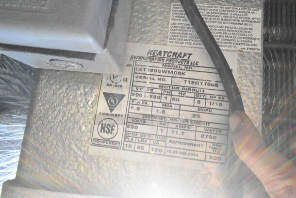 10x14x8 Amerikooler Walk In Box w/ LET120BWMC6K 208-230 Volt, 1 Phase Evaporator and Compressor.  Information Provided By The Consignor But Not Verified By PCI Auctions. Picture of the Unit Before Removal Is Included In the Listing. - Image 9 of 12