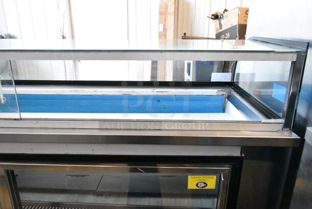 Leader SDL72 S/C Metal Commercial Floor Style Deli Display Case Merchandiser. 115 Volts, 1 Phase. Tested and Powers On But Does Not Get Cold - Image 5 of 10