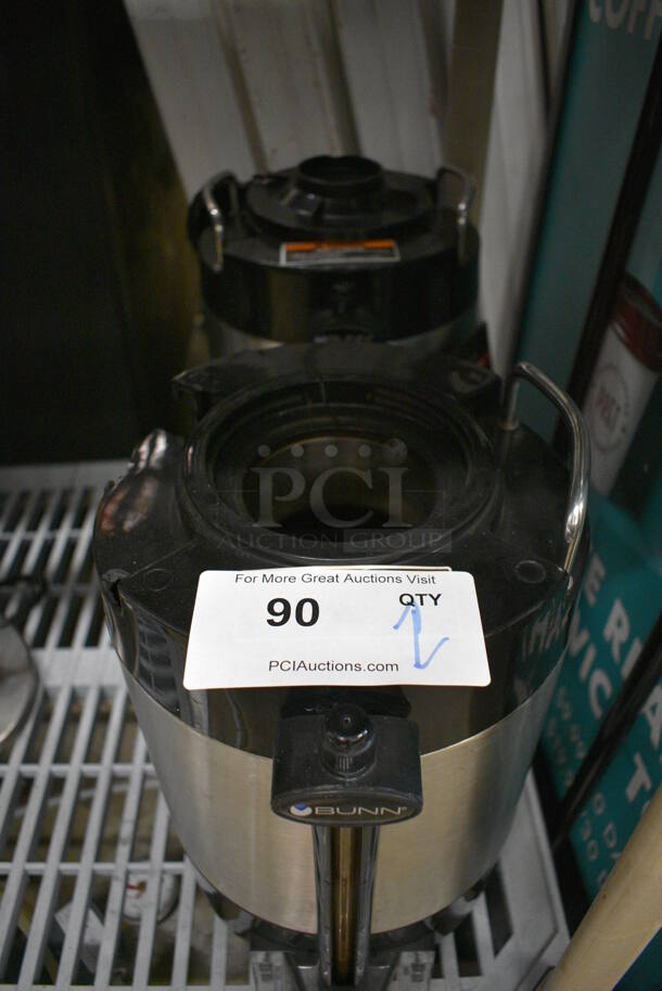 2 Bunn Stainless Steel and Black Poly Beverage Holder Dispensers. 9x12x14. 2 Times Your Bid! - Image 3 of 3