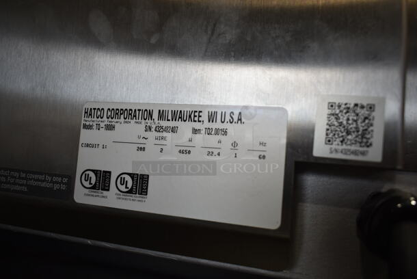 BRAND NEW SCRATCH AND DENT! Hatco TQ-1800H Stainless Steel Commercial Countertop Toast Qwik Conveyor Toaster - 3" Opening. 208 Volts, 1 Phase.  - Image 6 of 6