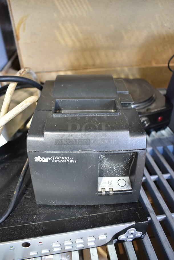 4 Various Items Including Star TSP100 Receipt Printer, Bunker Hill Security Digital Video Recorder, Oster Single Burner Range, Brother Intellifax 2820 Printer. 4 Times Your Bid!  - Image 4 of 12