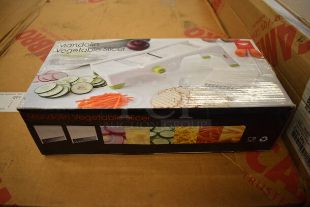 4 BRAND NEW IN BOX! Mandolin Vegetable Slicers. 4 Times Your Bid! - Image 2 of 4