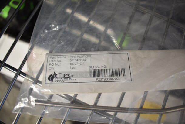 6 BRAND NEW SCRATCH AND DENT! Items; Cooking Performance Group 3511470654 Natural Gas Safety Control Valve for CF15 and CF30 Countertop Fryers, Cooking Performance Group 3511472152 Pilot Pipe for Manual Grills and Charbroilers, Cooking Performance Group 3511470489 Burner Assembly for CF15 and CF30 Countertop Fryers, Cooking Performance Group 3511067404 Rear Orifice Connector, Cooking Performance Group 3511473192 Front Main Pipe Assembly. 6 Times Your Bid! - Image 4 of 7