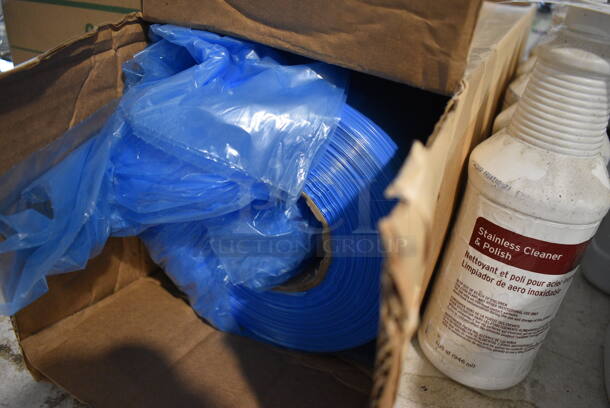 Roll of Blue Plastic - Image 2 of 2