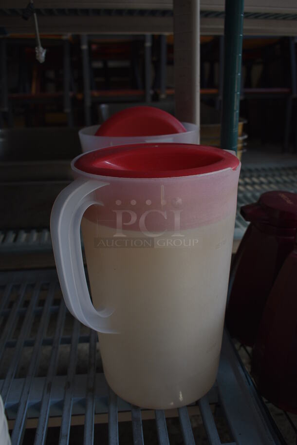 ALL ONE MONEY! Lot of Various Items Including 2 Poly Pitcher and Cups! - Image 2 of 3