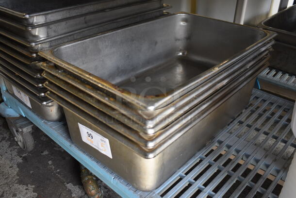 5 Stainless Steel Full Size Drop In Bins. 1/1x6. 5 Times Your Bid! - Image 3 of 4