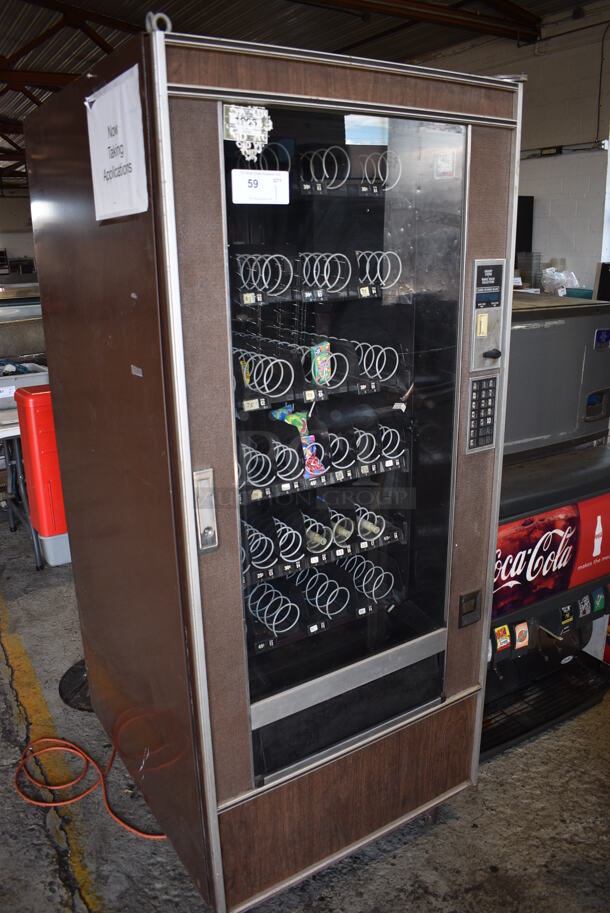 National Vendors Metal Commercial Vending Machine. 115 Volts, 1 Phase. 30x35.5x72. Tested and Does Not Power On - Image 2 of 7