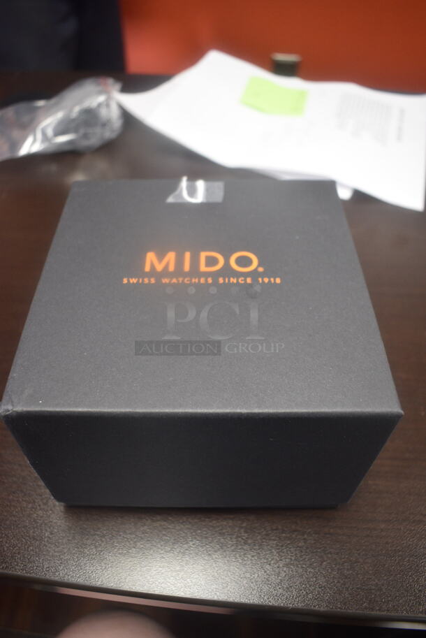 BRAND NEW IN BOX! Mido Rain Flower Silver Ladies Watch - Image 6 of 6