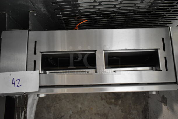 BRAND NEW SCRATCH AND DENT! 2023 Prince Castle CTS-WS Stainless Steel Commercial Countertop Vertical Contact Bun Toaster with Silicone Belt . 115 Volts, 1 Phase. Tested and Working! - Image 3 of 7