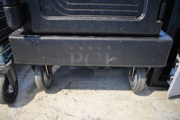 Cambro PC300 Black Poly Insulated Food Catering Case on Black Poly Dolly. 17x26x31 - Image 8 of 8