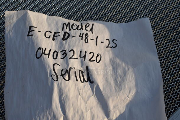 BRAND NEW SCRATCH AND DENT! Curtron E-CFD-48-1 Personnel Series Front Door Air Curtain Insect Door. 120 Volts, 1 Phase.  - Image 5 of 5