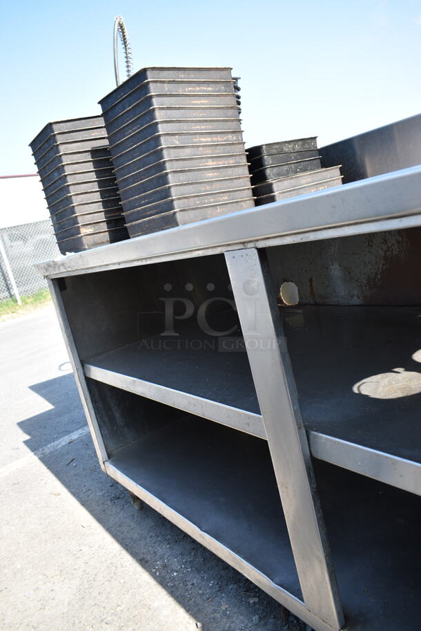 Stainless Steel Commercial Soda Station w/ 2 Under Shelves.  - Image 3 of 6