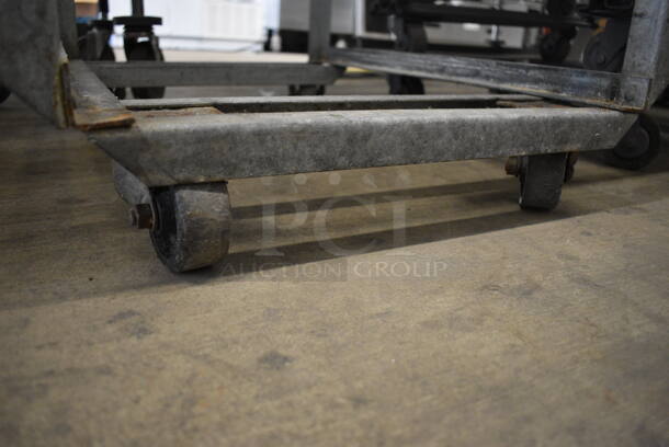 Metal Commercial Transport Rack on Commercial Casters. 21x29x28 - Image 4 of 4