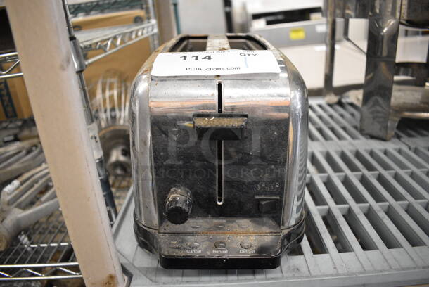 Waring Metal Countertop 2 Slot Toaster. 7x18x8