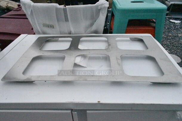 2 BRAND NEW SCRATCH AND DENT! Items Including 9228244314SS Vollrath 8244314 Miramar 6 Compartment Stainless Steel Adapter Plate for Vollrath 40003 Pans and 9228244214SS Vollrath 8244214 Miramar 3 Compartment Stainless Steel Adapter Plate for Vollrath 40004 Pans. 2 Times Your Bid!  - Image 3 of 8