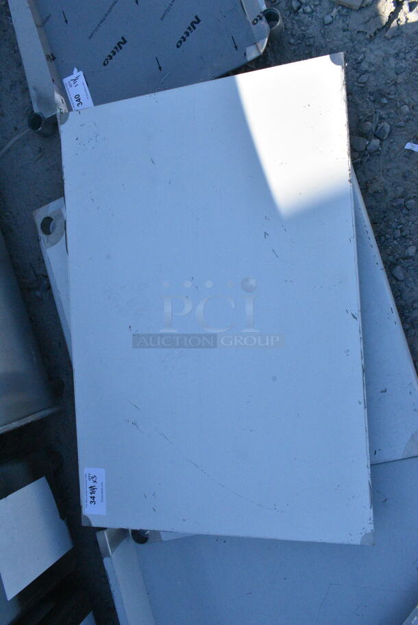 BRAND NEW SCRATCH AND DENT! Stainless Steel Tabletop and Under Shelf.  - Image 2 of 4
