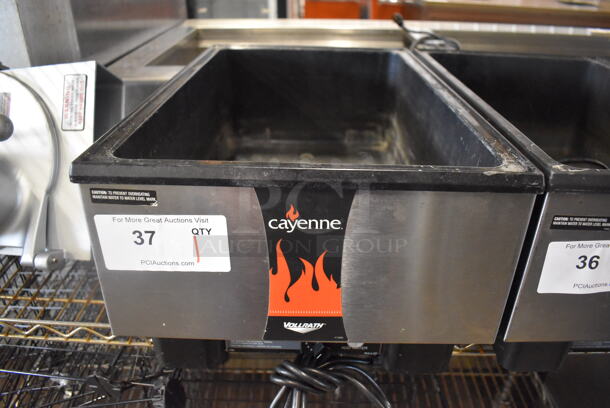 Vollrath 1001 Cayenne Stainless Steel Commercial Countertop Food Warmer. 120 Volts, 1 Phase. 14x22x9. Tested and Working! - Image 1 of 5