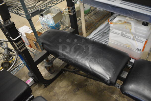Brutus Excel Black Metal Floor Style Weight Bench. 24x49x34 - Image 4 of 6