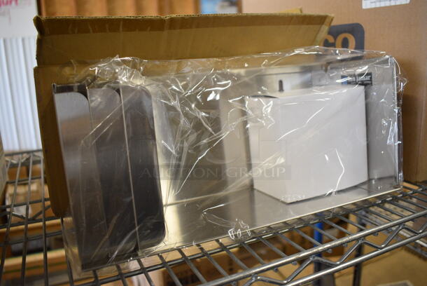 BRAND NEW IN BOX! Stainless Steel Lid Rack. 14x5x6 - Image 3 of 3