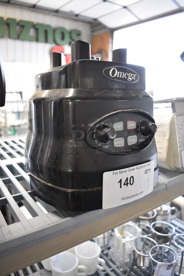 Omega Model BL630 Metal Commercial Countertop Blender Base. 120 Volts, 1 Phase. 8x8x9. Tested and Working! - Image 2 of 4