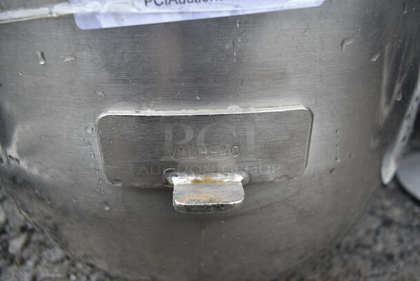 ALL ONE MONEY! Hobart VMLH-40 Stainless Steel 40 Quart Mixing Bowl and 40D 40 Quart Paddle Attachment. - Image 6 of 9