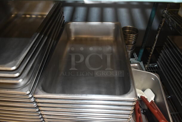 37 Stainless Steel Full Size Drop In Bins. 1/1x4. 37 Times Your Bid! - Image 5 of 5