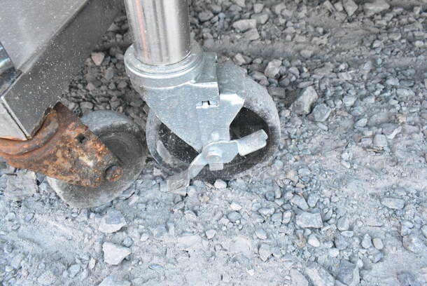 Stainless Steel Equipment Stand w/ Under Shelf on Commercial Casters.  - Image 2 of 4