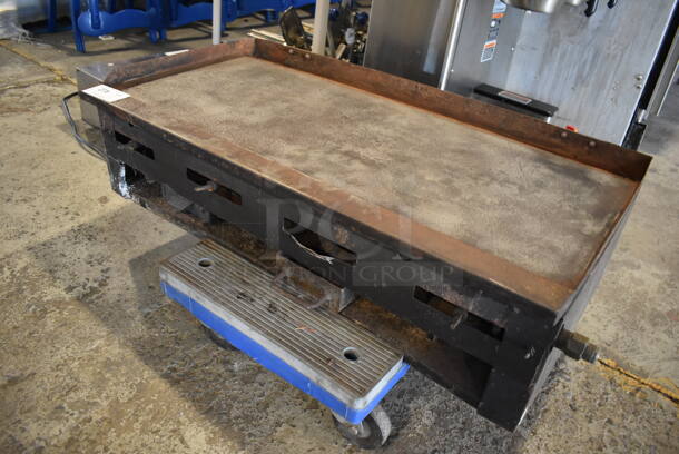 Metal Commercial Countertop Gas Powered Flat Top Griddle. 40.5x20x12 - Image 3 of 5