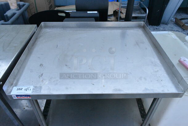 Stainless Steel Equipment Stand w/ Under Shelf on Commercial Casters.  - Image 3 of 4