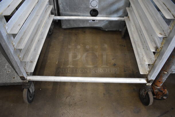 Metal Commercial Pan Transport Rack on Commercial Casters. 25.5x24x64 - Image 3 of 3