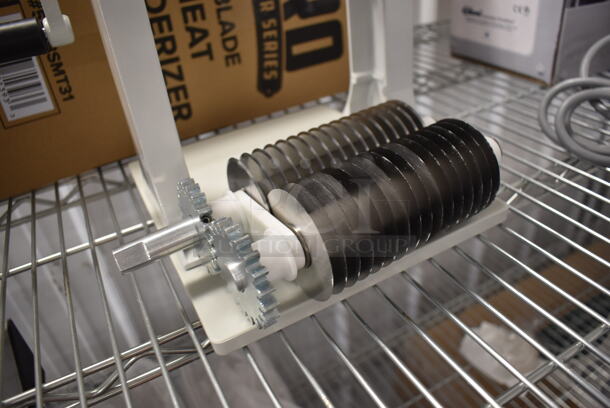 BRAND NEW IN BOX! Backyard Pro MT-31 Butcher Series Metal Countertop 31-Blade Manual Meat Tenderizer. 13x11x18 - Image 4 of 6