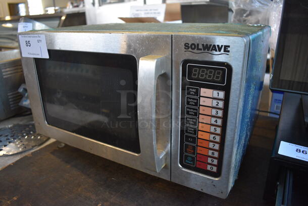 Solwave Model 180MW1000SS Stainless Steel Commercial Countertop Microwave Oven. 120 Volts, 1 Phase. 20x17x12 - Image 2 of 5