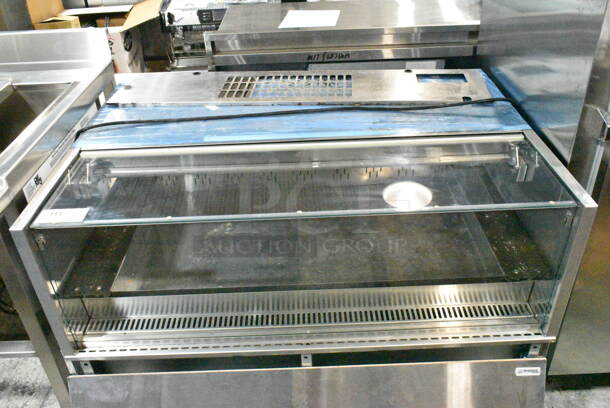 BRAND NEW! Structural Concepts CG43R Stainless Steel Horizontal Open Air Cooler Grab N Go. 120 Volts, 1 Phase. Tested and Working! - Image 2 of 8
