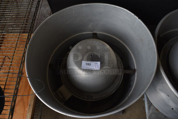 Metal Commercial Rooftop Mushroom Exhaust Fan. 115 Volts, 1 Phase. 28x28x23 - Image 3 of 3