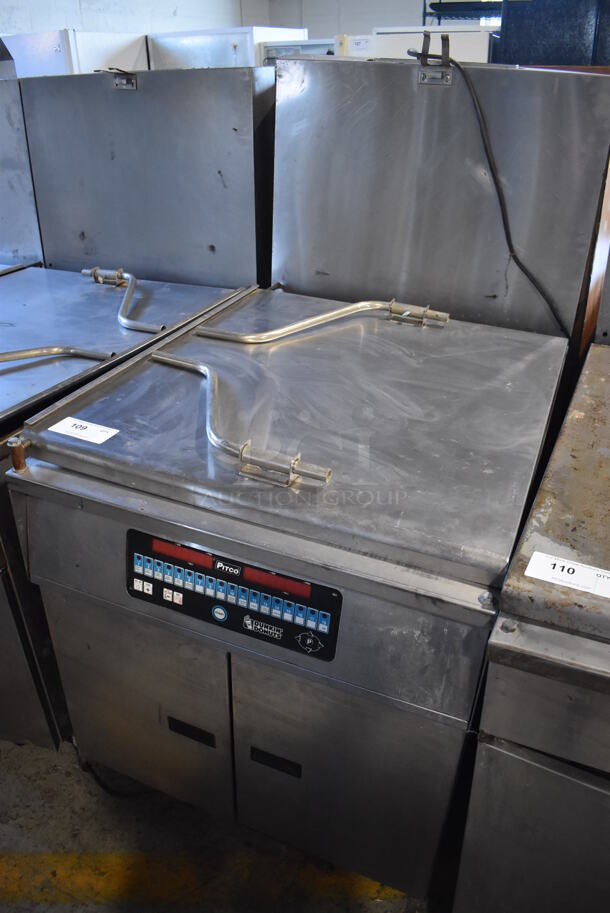 2013 Pitco Frialator DD24RUFM Stainless Steel Commercial Natural Gas Powered Donut Fryer w/ Grease Trap. 72,000 BTU. 29x43x56 - Image 2 of 8