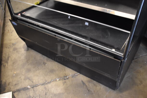 Federal SSRPF5052 Commercial Black Open Air Merchandiser Cooler With Steel Shelves. 208-240V, 1 Phase.  - Image 4 of 5
